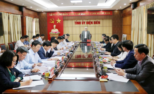 Đoàn kiểm tra của Bộ Chính trị, Ban Bí thư thông qua &nbsp;dự thảo báo cáo kiểm tra đối với Tỉnh ủy Điện Biên -0