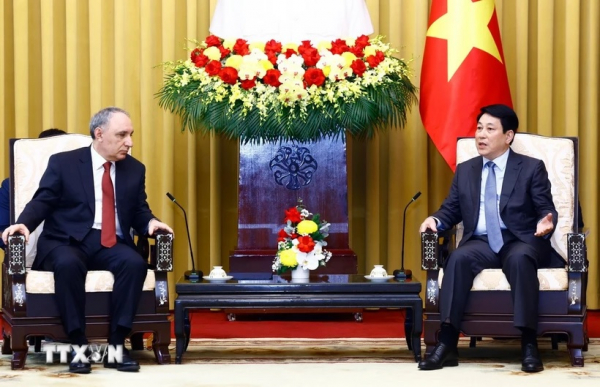 Chủ tịch nước: Tăng hợp tác song phương tư pháp giữa Việt Nam và Azerbaijan -0