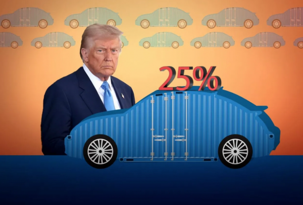 Ông Trump tuyên bố áp thuế các loại ô tô nhập khẩu từ 2,5% lên 25% -0