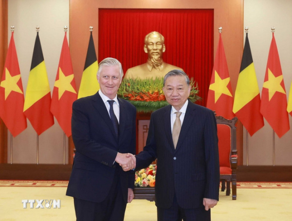Tổng Bí thư Tô Lâm tiếp Nhà Vua Vương quốc Bỉ Philippe -0