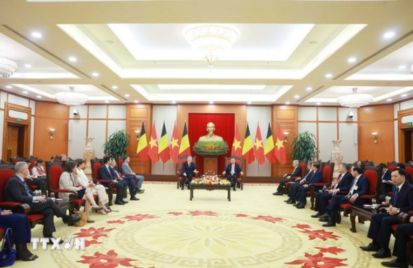 Tổng Bí thư Tô Lâm tiếp Nhà Vua Vương quốc Bỉ Philippe -0