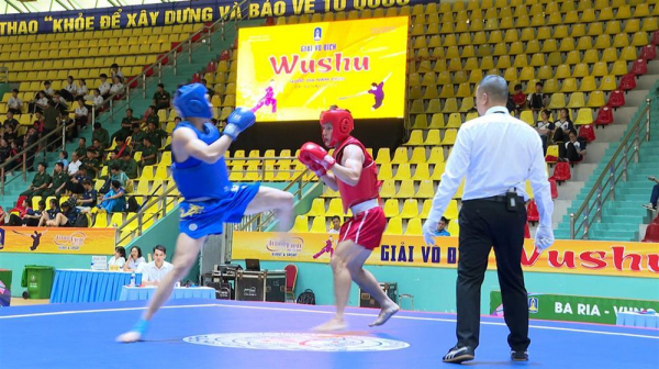Public security athletes win 7 medals at 2025 National Wushu Championship -0