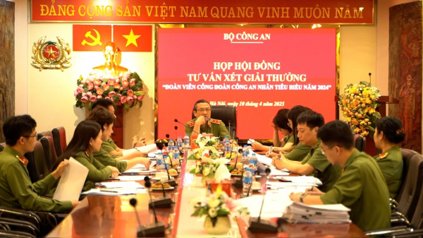 Xét chọn 20 gương mặt đạt giải thưởng “Đoàn viên Công đoàn CAND tiêu biểu” năm 2024. -0