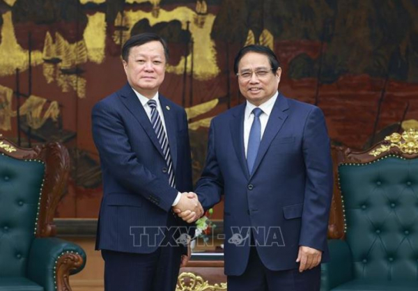 Thủ tướng Phạm Minh Chính tiếp Chủ tịch Tập đoàn tàu bay thương mại Trung Quốc -0