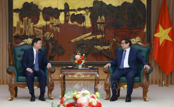Thủ tướng Phạm Minh Chính tiếp Chủ tịch Tập đoàn tàu bay thương mại Trung Quốc -0