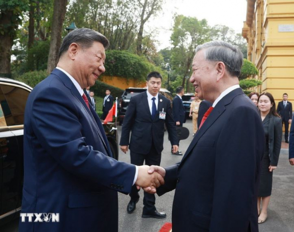 Lễ đón chính thức Tổng Bí thư, Chủ tịch nước Trung Quốc Tập Cận Bình -0