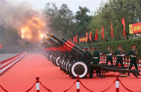 Official welcome ceremony held for top Chinese leader in Hanoi -0