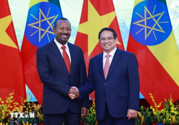 Thủ tướng Phạm Minh Chính hội đàm với Thủ tướng Ethiopia Abiy Ahmed Ali -0