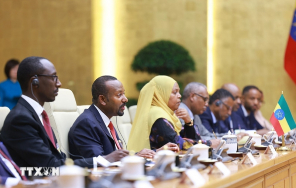 Thủ tướng Phạm Minh Chính hội đàm với Thủ tướng Ethiopia Abiy Ahmed Ali -0