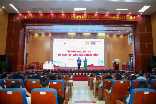 Toạ đàm “Đại thắng mùa Xuân 1975 - Sức mạnh của ý chí và niềm tin chiến thắng”  -0