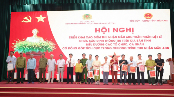 Tỉnh Hà Nam triển khai cao điểm  thu nhận mẫu ADN thân nhân các liệt sĩ  chưa xác định được danh tính -0