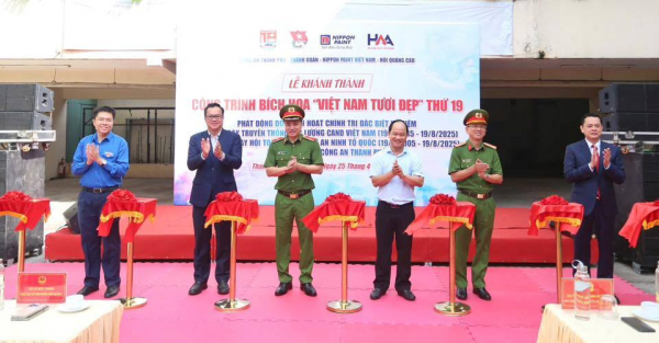 Công an TP Hồ Chí Minh khánh thành công trình bích họa “Việt Nam tươi đẹp” thứ 19 -0