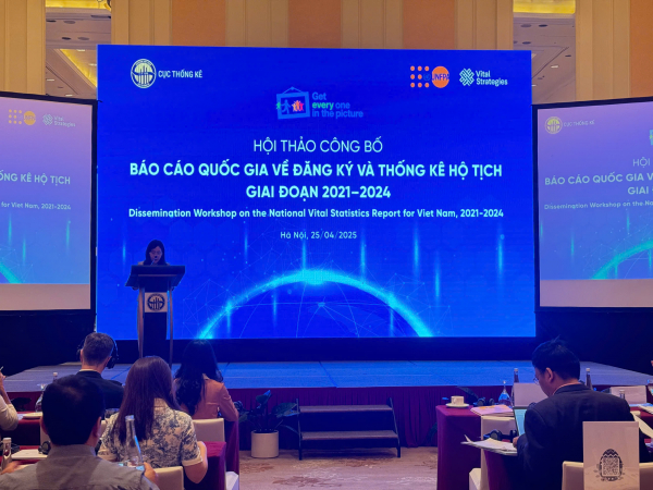 Công bố Báo cáo quốc gia về đăng ký và thống kê hộ tịch đầu tiên -0