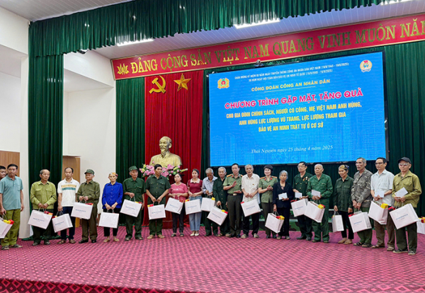 Công đoàn CAND tổ chức hoạt động sinh hoạt chính trị, an sinh xã hội tại huyện Định Hóa, tỉnh Thái Nguyên -0