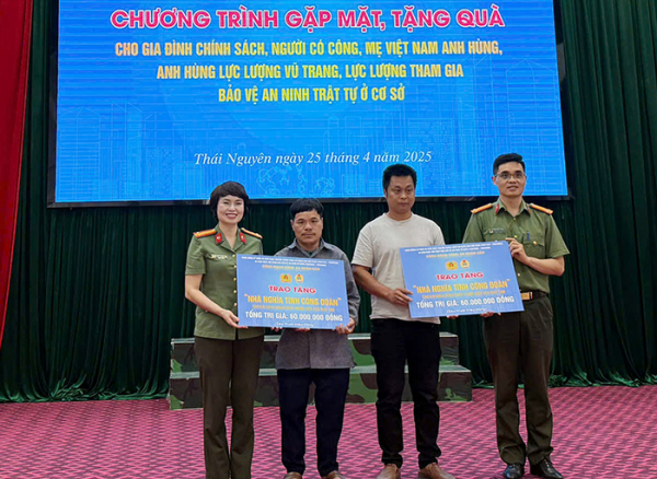 Công đoàn CAND tổ chức hoạt động sinh hoạt chính trị, an sinh xã hội tại huyện Định Hóa, tỉnh Thái Nguyên -1
