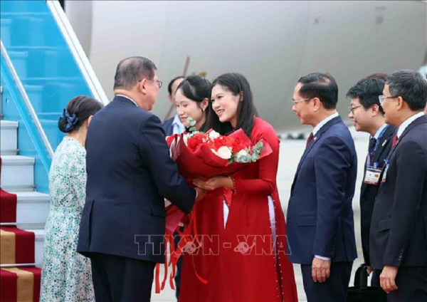 Thủ tướng Nhật Bản Ishiba Shigeru và Phu nhân bắt đầu thăm chính thức Việt Nam -0