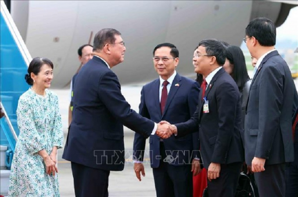 Thủ tướng Nhật Bản Ishiba Shigeru và Phu nhân bắt đầu thăm chính thức Việt Nam -0