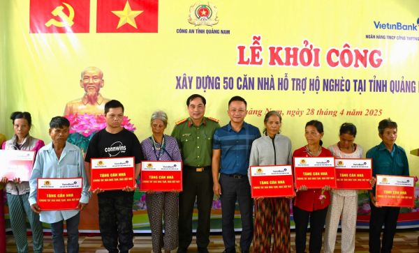 Khởi công xây dựng 50 căn nhà hỗ trợ hộ nghèo tại tỉnh Quảng Nam -0