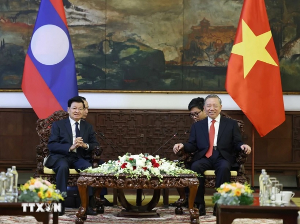 Tổng Bí thư Tô Lâm: Tiếp tục vun đắp, bảo vệ, gìn giữ quan hệ Việt Nam-Lào phát triển bền chặt -0
