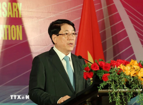 Chủ tịch nước Lương Cường chủ trì chiêu đãi trưởng đoàn các nước dự lễ kỷ niệm -0