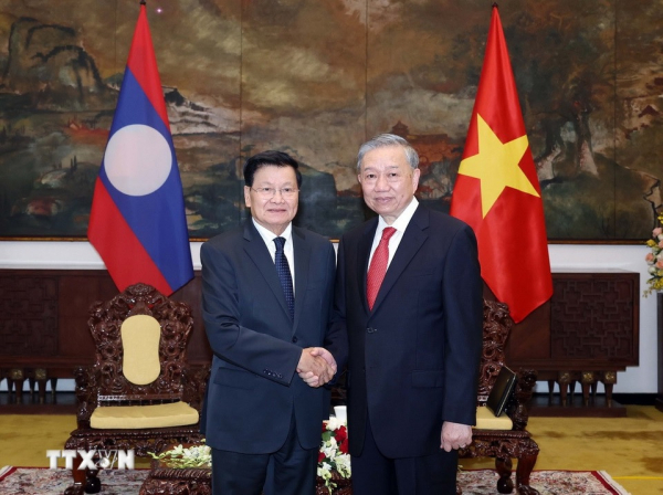 Tổng Bí thư Tô Lâm: Tiếp tục vun đắp, bảo vệ, gìn giữ quan hệ Việt Nam-Lào phát triển bền chặt -0