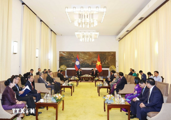 Tổng Bí thư Tô Lâm: Tiếp tục vun đắp, bảo vệ, gìn giữ quan hệ Việt Nam-Lào phát triển bền chặt -0