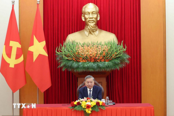 Tổng Bí thư Tô Lâm điện đàm với Chủ tịch Hội đồng châu Âu -0