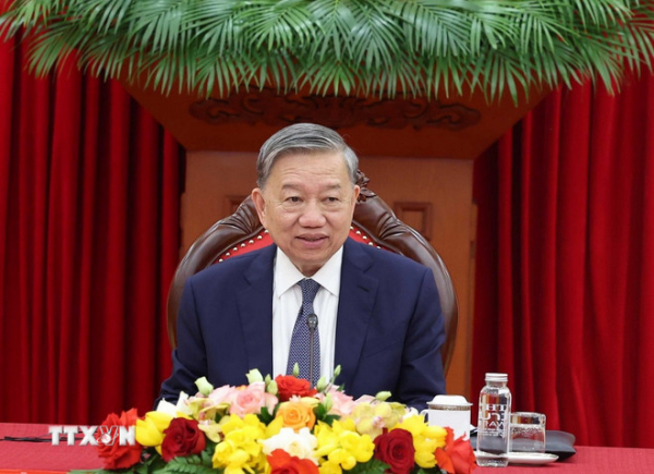 Tổng Bí thư Tô Lâm điện đàm với Chủ tịch Hội đồng châu Âu -0