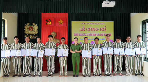 Đặc xá – Ngày về sớm của phạm nhân biết hối cải -1