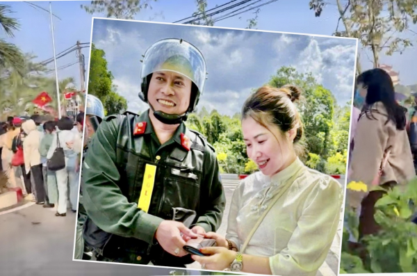 Đi chiêm bái xá lợi, cần ghi số điện thoại bỏ vào trong ví -0
