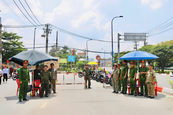 Công an TP Hồ Chí Minh kiểm tra công tác bảo đảm ANTT tại Đại lễ Phật đản Vesak 2025 -2