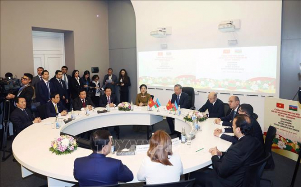 Khánh thành Phòng Lưu niệm Chủ tịch Hồ Chí Minh với ngành Dầu khí Việt Nam - Azerbaijan -0