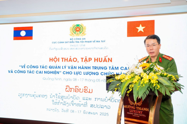 Hội thảo công tác quản lý, vận hành trung tâm cai nghiện cho lực lượng chức năng nước CHDCND Lào -0