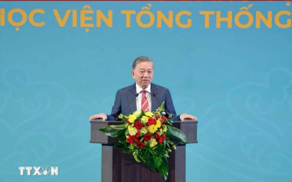 Phát biểu của Tổng Bí thư Tô Lâm tại Học viện Tổng thống Liên bang Nga -0