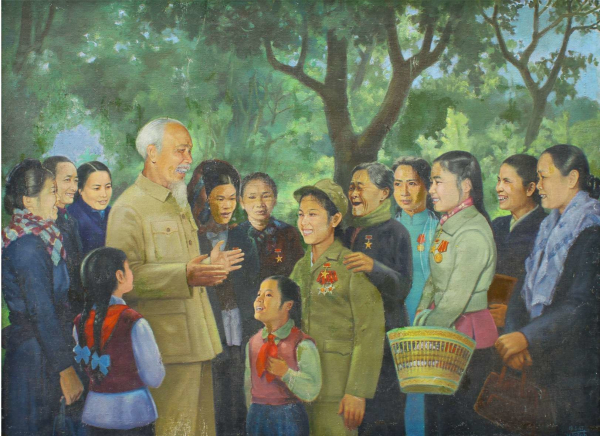 Triển lãm chuyên đề “Hồ Chí Minh trong nghệ thuật tạo hình” -2