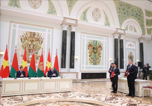 Tuyên bố chung về việc thiết lập quan hệ Đối tác Chiến lược giữa Việt Nam và Belarus -0