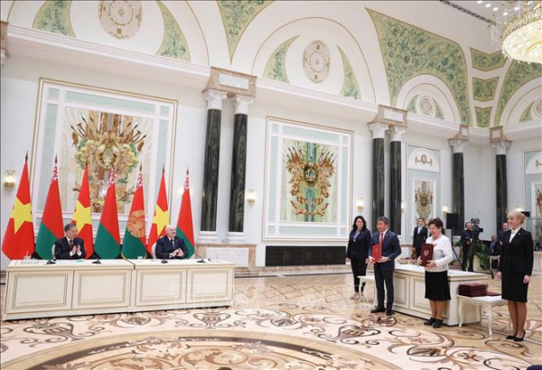 Tuyên bố chung về việc thiết lập quan hệ Đối tác Chiến lược giữa Việt Nam và Belarus -0