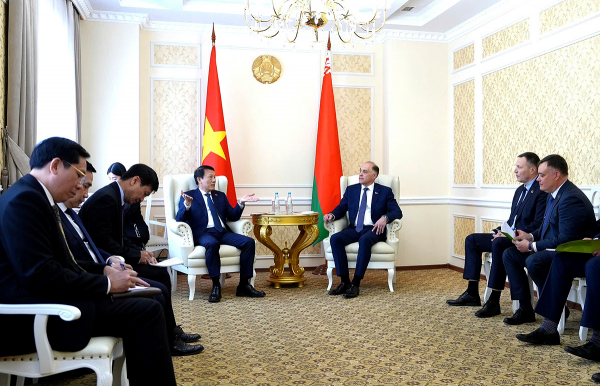 Bộ trưởng Lương Tam Quang hội đàm với Thư ký Hội đồng An ninh Quốc gia Belarus -0