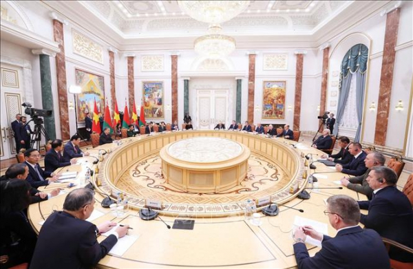 Tổng Bí thư Tô Lâm hội đàm với Tổng thống Belarus Aleksandr Lukashenko -0