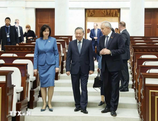 Tổng Bí thư hội kiến Chủ tịch Thượng, Hạ viện, Lãnh đạo các chính đảng Belarus -0