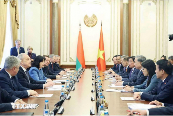 Tổng Bí thư hội kiến Chủ tịch Thượng, Hạ viện, Lãnh đạo các chính đảng Belarus -0