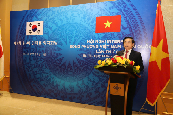 Tăng cường hợp tác phòng chống tội phạm giữa Việt Nam và Hàn Quốc qua kênh hợp tác Interpol -0