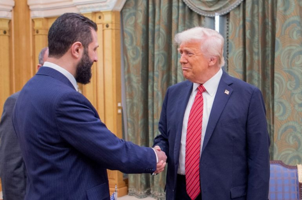 Tổng thống Mỹ gặp Tổng thống lâm thời Syria  -1