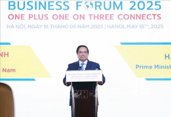 Thủ tướng Phạm Minh Chính và Thủ tướng Thái Lan đồng chủ trì Diễn dàn doanh nghiệp Việt Nam - Thái Lan -0