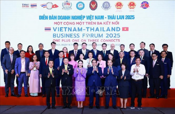 Thủ tướng Phạm Minh Chính và Thủ tướng Thái Lan đồng chủ trì Diễn dàn doanh nghiệp Việt Nam - Thái Lan -0