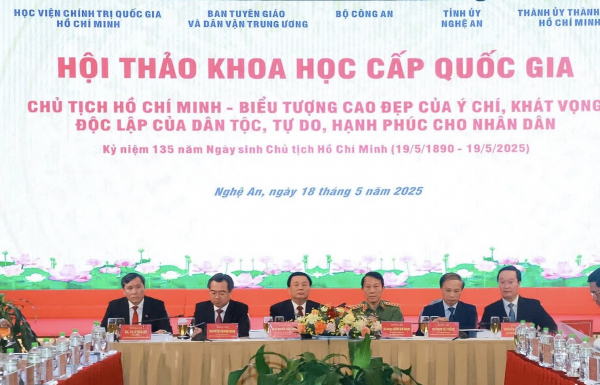Hội thảo khoa học cấp quốc gia: “Chủ tịch Hồ Chí Minh - Biểu tượng cao đẹp của ý chí, khát vọng độc lập của dân tộc, tự do, hạnh phúc cho nhân dân”. -0