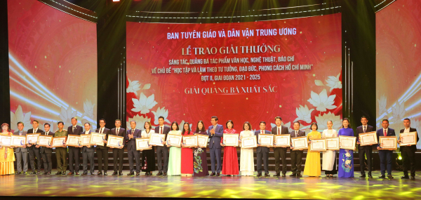 Trao giải thưởng sáng tác, quảng bá về “Học tập và làm theo tư tưởng, đạo đức, phong cách Hồ Chí Minh” -0