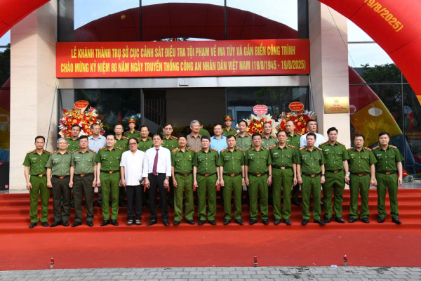 Khánh thành trụ sở Cục Cảnh sát điều tra tội phạm về ma túy -0
