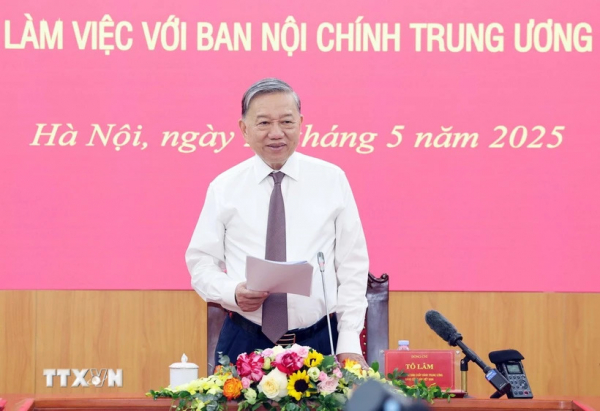 Công tác nội chính phải hướng mục tiêu giữ vững ổn định để phát triển đất nước -0