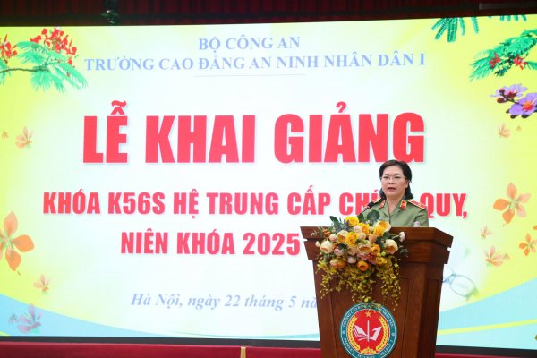 Trường Cao đẳng ANND I khai giảng Khóa K56S hệ Trung cấp chính quy -0